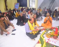 पूजा समिति ने बसंत पंचमी के अवसर पर सरस्वती पूजा का किया आयोजन 